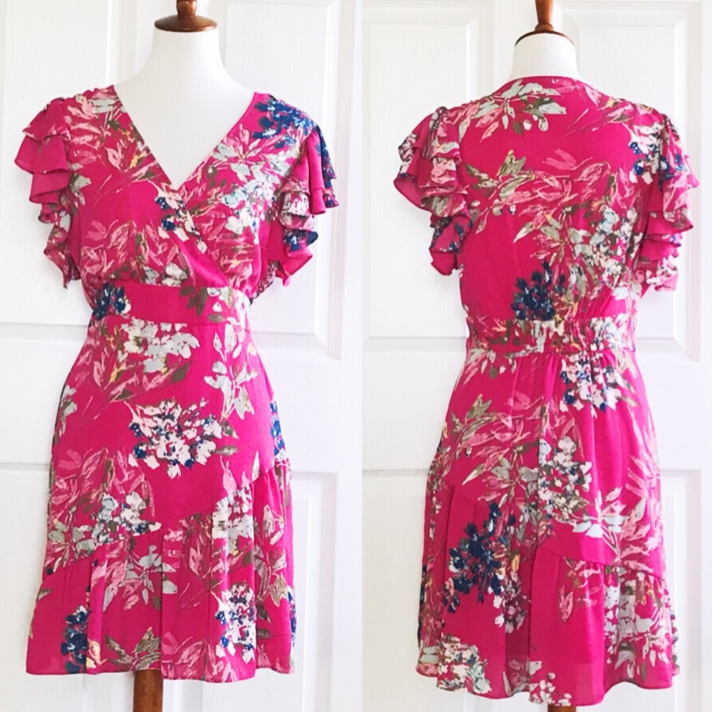 Rachel Roy floral chiffon dress - Picture 2 of 4
